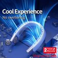 thumbnail image 2 of New Neck Fan Portable Neck Cooler Usb Rechargeable Mini Electric Fan Small Neck Cooling Fan Mini Outdoor Fan 6000mah, 2 of 5