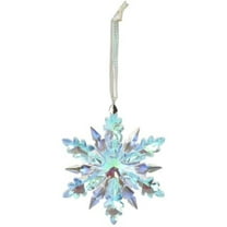 Old World Christmas Blown Glass Ornament for Christmas Tree, Radiant Crystal Snowflake