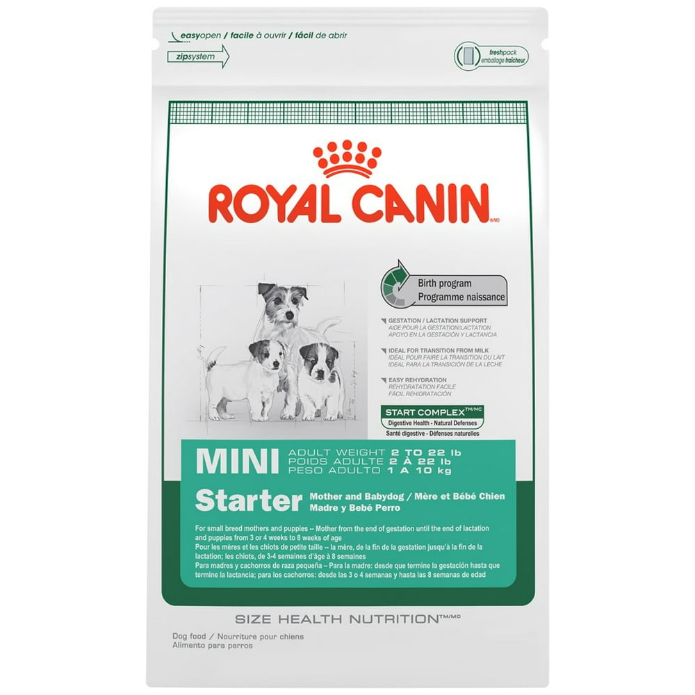 Royal Canin Starter Mother & Babydog Mini Small Breed Dry Dog Food, 15