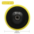 thumbnail image 7 of Sanding Disc Backing Pad Sanding Flexible Backer Plate Polisher Sander Portable Drill Sanding Attachment for Drill Adapter Polisher Wood 5inch 125mm M14, 7 of 7