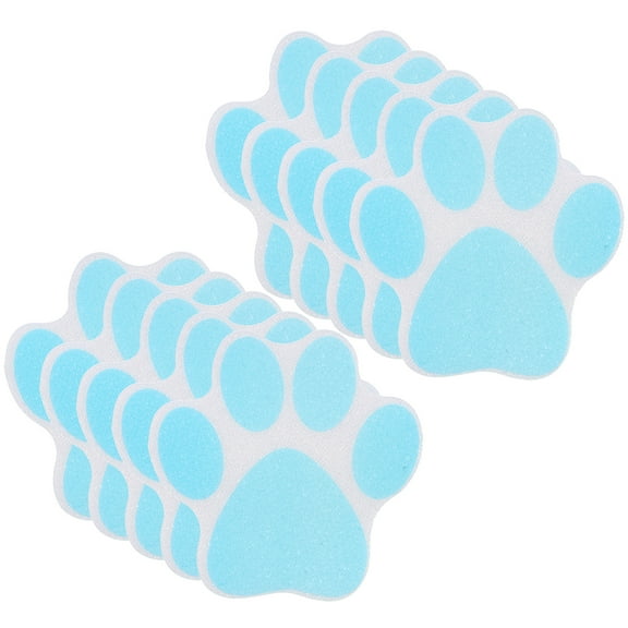 10 Pcs Footprint Anti-slip Stickers Non Bathtub Bathroom Things Flooring Appliques Shower Strips Miss