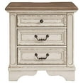 thumbnail image 3 of Signature Design by Ashley B743-93 Realyn Nightstand Chipped White, 3 of 5