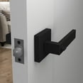 thumbnail image 3 of Villar Home Designs Door Lever Crown Black Privacy 10 Pack, 3 of 8