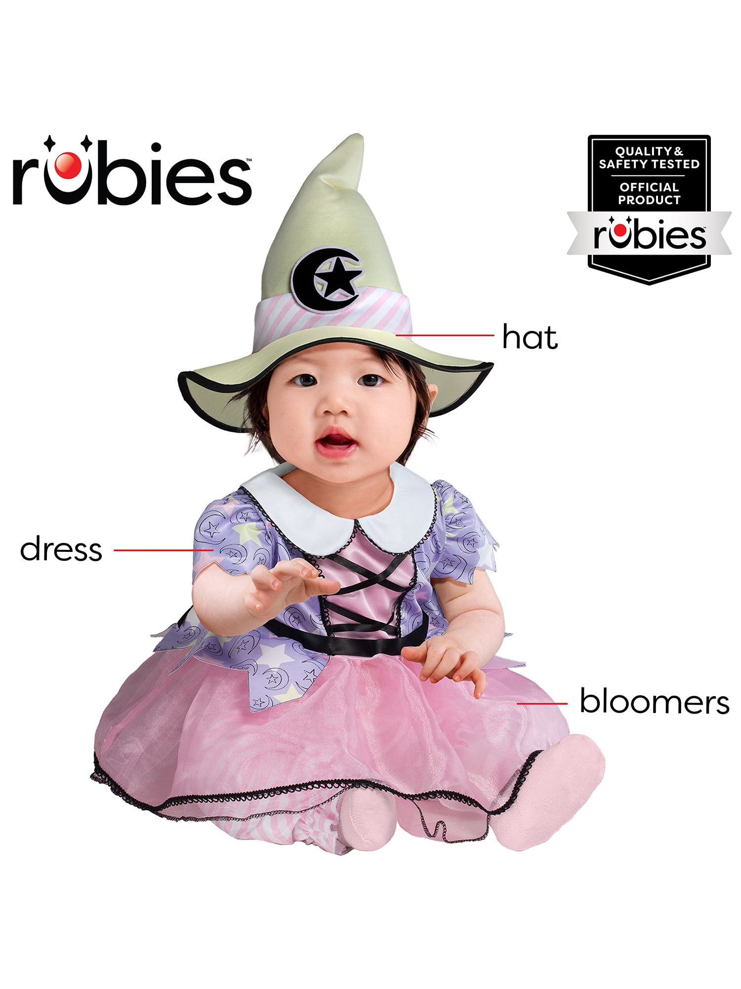 Costume de Sorcière à la Lune Croissante pour Bébés par Rubies, Filles