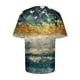 thumbnail image 4 of Penkiiy Mujer 3D Pintura Floral Tee Pintura al óleo Impresionista Camiseta Pintura Impresión Camiseta para Mujer XL Multicolor, 4 of 5