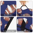 thumbnail image 6 of Football Icon Darkblue Pattern Toddler Nap Mat with Pillow & Blanket, Soft Sleeping Mat for Preschool Daycare Travel Sleepovers, 6 of 6