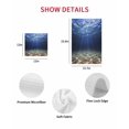 thumbnail image 7 of Navy Blue Ocean Waves Kitchen Dish Towels for Drying Dishes Set of 2, Summer Beach Coastal Abstract Waffle Weave Microfiber Hand Tea Bathroom Towels Quick Dry & Absorbent Towel 12x12, 7 of 7