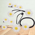 thumbnail image 3 of KAKOWELY 6PCS Set Daisy Shape Hair Band Hair Rope Elegant Flower Shape Practical Hair Clip,3.15"X1.97"X0.39", 3 of 4