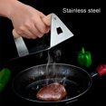 thumbnail image 3 of Toystoory Prensa de tocino de acero inoxidable, prensa de mano para hamburguesas, sellos, herramienta para hacer fiestas, restaurante, cocina, utensilios Cocina y Comedor Toystoory HA062466-00, 3 of 6