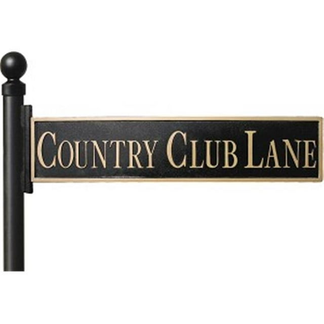 QualArc RLB-B-3606 Raised Letter Blade, Black - 36 x 6 in.