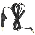 thumbnail image 2 of Replacement Audio Extension Cable, Headphones Replacement Audio Cable Cord Multi Function Clear Convenient  For QC15 Headphones, 2 of 8