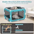 thumbnail image 5 of LAKWAR Dog Playpen Sturdy with Gate,34 in-Pet Kennel Crate Indoor for Puppies Cat Small Dogs,Dog Fence Pet Playpen Outdoor with Safety PVC Frame, 5 of 9
