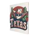 thumbnail image 3 of 12x16 inch Yard Decor 'Texas' Slogan Cactus & Cowboy Hat Canvas Painting,Rustic Garden Yard Fence Wall Decor Art Poster & Prints,Classic Cactus & Cowboy Hat Modern Style Decorative Paintings, 3 of 6