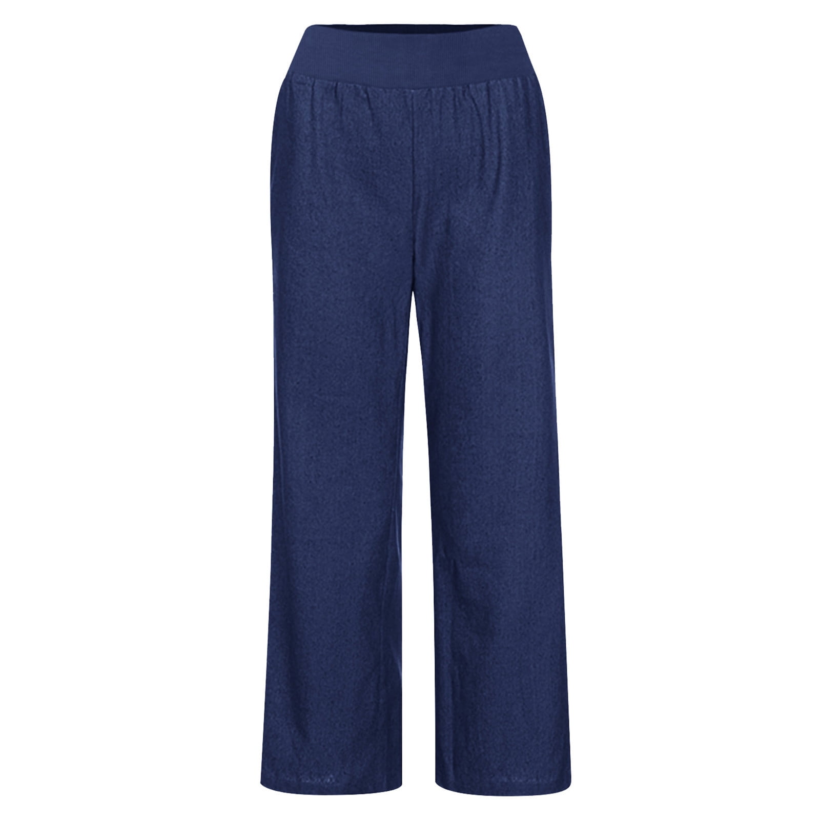 Leesechin Women's Elastic Waist Jeans Stretch Pull On Pants - image 5