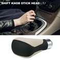 thumbnail image 4 of Automatic Shift Knob Car Gear Shift Shifter Knob Stick Head Handle Lever AT Beige Replacement, 4 of 8