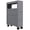 Grey 615, variant on Space Saving Narrow Bathroom Storage Cabinet, 54 Tall Freestanding Linen Tower with 2-Tier Shelf and Drawers for Small Bathrooms, Grey MDF