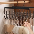 thumbnail image 6 of Belt Hanger for Closet, 8 Hooks Wooden Hangers with Sturdy Mental Hooks, Clothes Hangers for Pants Dresses Ties Scarves Vests Accessories, 6 of 6