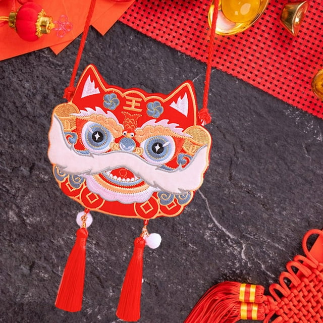 Bolso de año Nuevo Chino, bolso cruzado bordado Hanfu, bolso de mano para cosméticos, bolso de hombro para citas, regalo, viaje de vacaciones, Cosplay Estilo A Hugo Bolsas Hanfu bordadas