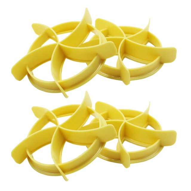 4pcs Dough Press Molds Homemade Bread Rolls Mold Round Plastic Pastry Cutter Baking Tools