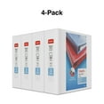 thumbnail image 6 of HITOUCH BUSINESS SERVICES 4-Pocket Heavy Duty 3" 3-Ring View Binders White 4/Pack 56265CT/24693CT, 6 of 7
