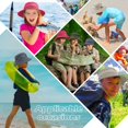 thumbnail image 6 of Zando Sun Hats for Kids Breathable UPF 50+ Bucket Hat for Boys Grils Adjustable Summer Beach Fishing Safari Hat, 6 of 6