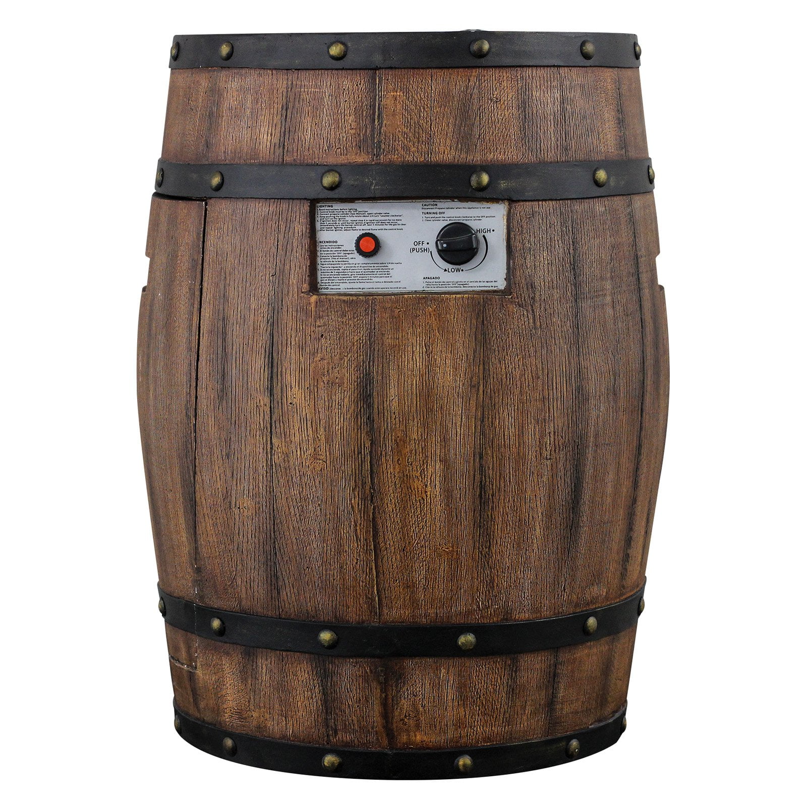 HomComfort Gas Whiskey Barrel Patio Heater by HomComfort