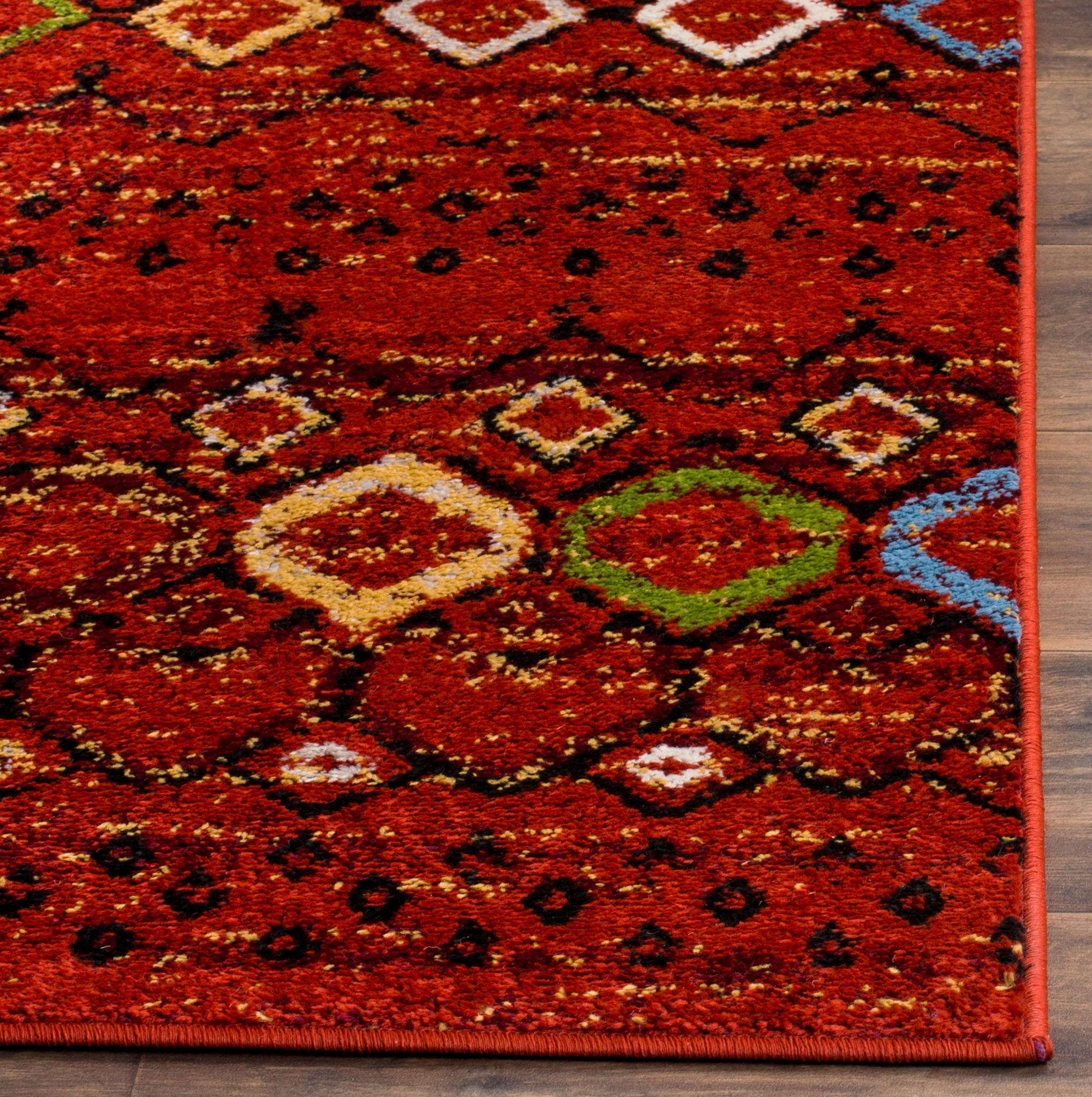 Safavieh Amsterdam Gladwin Geometric Area Rug, Terracotta/Multi, 10' x 14'