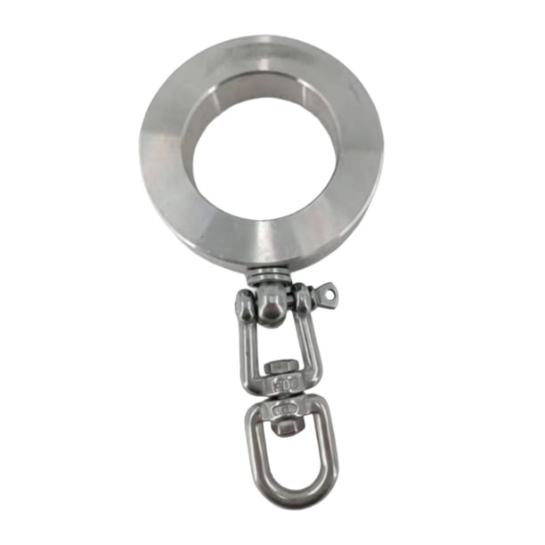 Hebilla de repuesto universal para manija de elevación giratoria, de acero inoxidable resistente, práctica y compatible con barras de 50 mm.