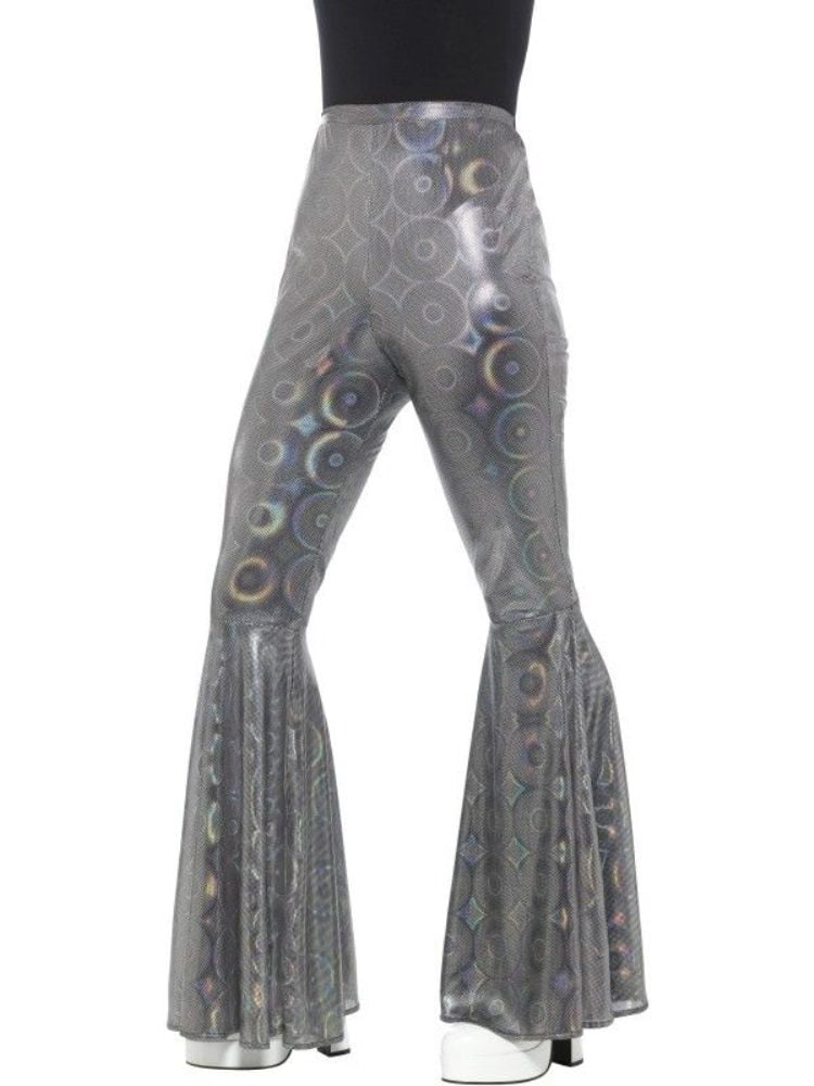 silver bell bottom jeans