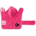 thumbnail image 3 of Bone Dry Pet Robe Collection, Embroidered Absorbent Microfiber Bath Robe with Adjustable Closure, for Dogs & Cats, X-Small, Raspberry Sorbet, 3 of 8