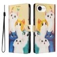 thumbnail image 1 of FOXDOCK Funda Tipo Cartera para iPhone 16e con Soporte y Correa – Diseño de Patrones Lindos, 1 of 6