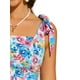 thumbnail image 5 of VESTIDO FLORAL VERANO 2025 INSPIRAR CHIC PARA MUJER, LARGO A LA RODILLA, CON TIRANTES DE LAZO, TIRANTES ESPAGUETI, XL, AZUL Y ROSA, 5 of 6