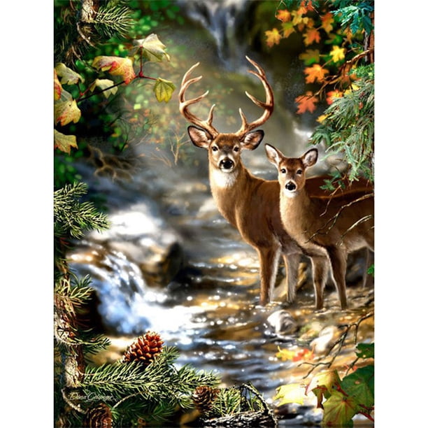 5D diamante pintura Animal completo redondo taladro DIY pared arte mosaico Kit hogar imagen FLhrweasw Nuevo