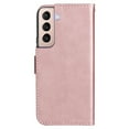 thumbnail image 4 of SaniMore for Samsung Galaxy S22 Case, with RFID Blocking [2 Card Slots] PU Leather Cover with Detachable Hand Strap Flip Kickstand Magnetic Wallet Cover for Samsung S22, Rosegold, 4 of 7