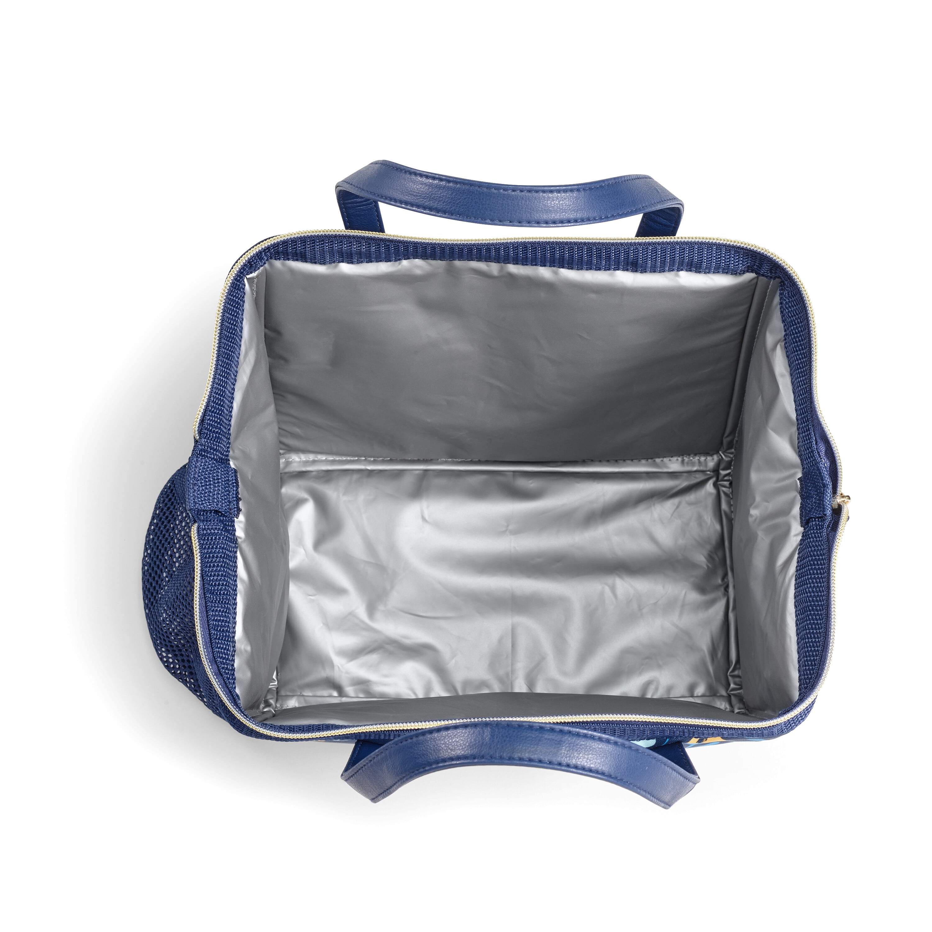 Fit + Fresh Cloverdale Adult Insulated Lunch Bag with Containers, Cute Lunch Bag For Women, Navy