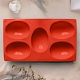 thumbnail image 2 of Tyidzon Silicone Egg Molds Easter Chocolate Molds Silicone for Vegan Deviled Eggs Chocolate Candy Pudding Soap Gift, Oven Safe Baking Cake Mold, 2 of 5