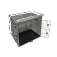 thumbnail image 6 of Leopard Print Dog Crate Cover, Repetitive Wild Animal Fashion Print Purple Grey Tones, Easy to Use Pet Kennel Cover Small Dogs Puppies Kittens, 7 Sizes, Grey Ceil Blue, by Ambesonne, 6 of 6