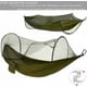 thumbnail image 2 of Hamaca grande para acampar con mosquitera, hamaca colgante liviana para 2 personas para acampar, caminar, sobrevivir, mochilero en el patio trasero al aire libre, 2 of 5
