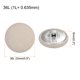 thumbnail image 2 of 10uds 36L Tela Paño Cubierto Botón 23mm Redondo Metal Vástago Costura Botones para Trajes Vestido Blusas Beige Unique Bargains, 2 of 5