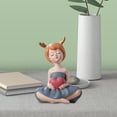 thumbnail image 4 of Estatuilla de , Estatua Coleccionable para Escritorio, Sala de , Dormitorio, Decoración BLESIY Estatuilla de niña, 4 of 8