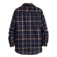 thumbnail image 4 of Mens Plaid Shirts Long Sleeve,Plaid Shirts,Flannel Plaid Shirt for Men Regular Fit Button Down Shirts Long Sleeve Casual Button Up Plaid Shirts Tops, 4 of 7