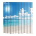 thumbnail image 2 of Cortina de impermeable de 180 x 180 cm, panel transparente, decoración de baño con 19 Sunnimix Cortina de la ducha del cuarto de baño, 2 of 6