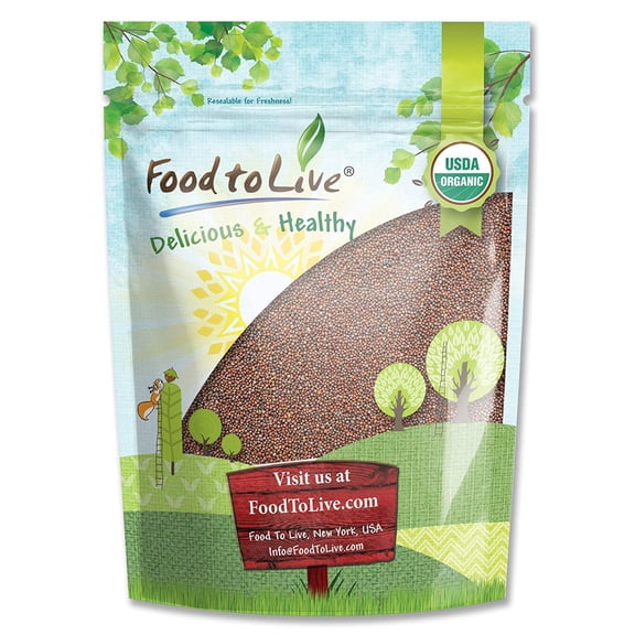 Organic Broccoli Sprouting Seeds, 0.125 Pounds — Non GMO, Kosher, Sproutable, Raw, Vegan — by Food to Live