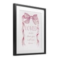 thumbnail image 2 of Stupell Industries Glam Loved More Sentiment Pink Ribbon Black Framed Print Under Glass, 13 x 16, by Cindy Jacobs, 2 of 8