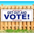thumbnail image 1 of Get Out And Vote 13 oz Vinyl Banner With Metal Grommets, 1 of 4