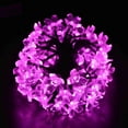 thumbnail image 4 of DISEN Christmas Solar Lights Outdoor Lighting Cherry Blossom Solar String Lights,22.96ft 50LED for Indoor Outdoor, Patio, Lawn, Garden, Christmas, and Holiday Festivals (Pink), 4 of 6