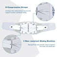 thumbnail image 2 of Lumbar Support Strap, Used To Relieve Lower Back Pain, Relieve Disc Herniation, Sciatica, Scoliosis, With Five Curved Memory Metals And Good Breathability(XX-Large, Check Size Chart), 2 of 9