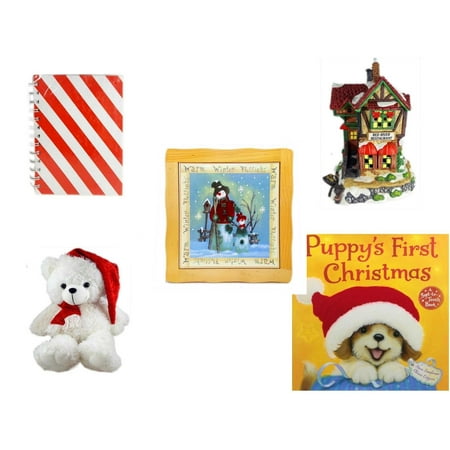 christmas fun gift bundle 5 piece michaels red white stripe journal