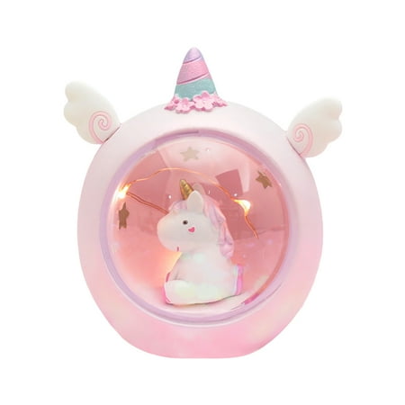 

Unicorn Night Light Unicorn Light Projector Stars Moon Projector Lamp Constellation Night Light for Girls Gift(Pink)