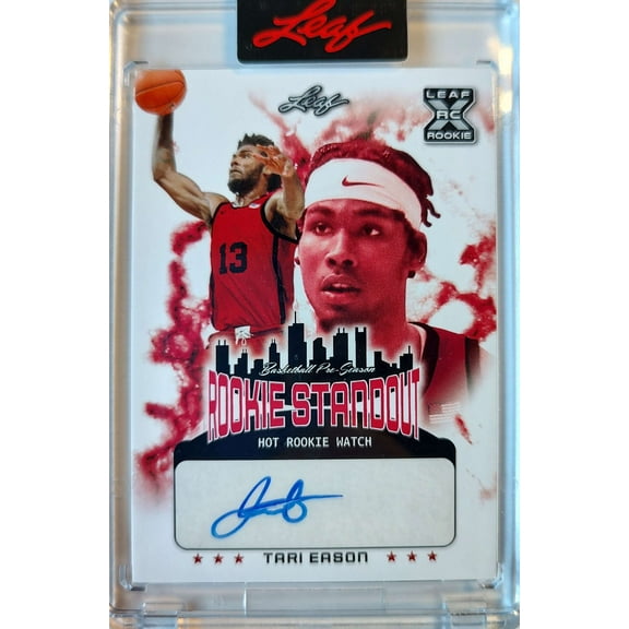 NBA 2022 Rookie Standout Tari Eason /149 Trading Card RS-TE1 (Auto Rookie) (Leaf)